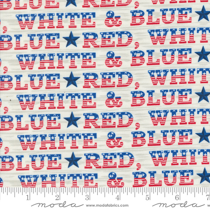 Red White & Bloom - Text Daisy White
