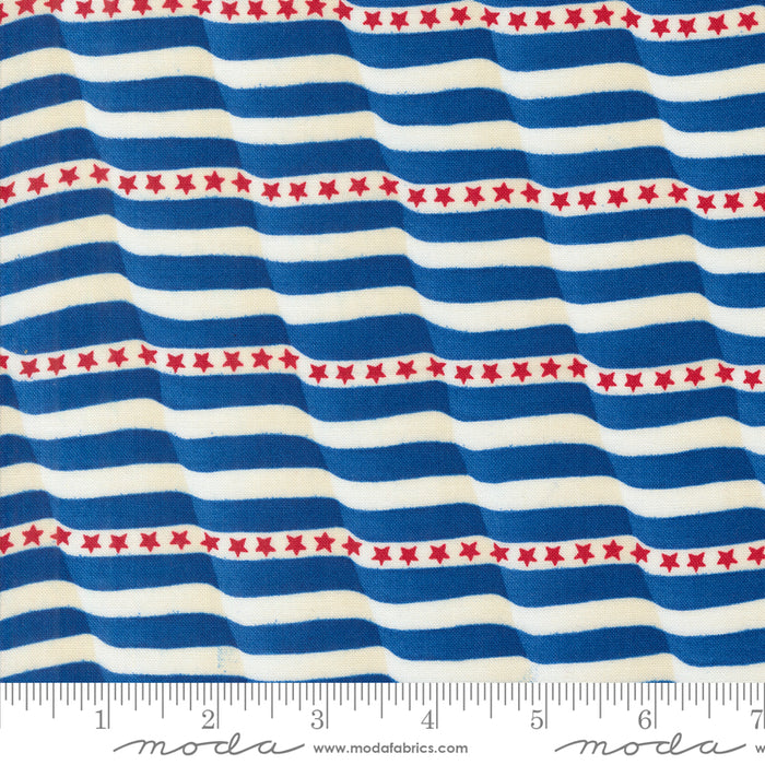 Red White & Bloom - Waving Flag Midnight Blue