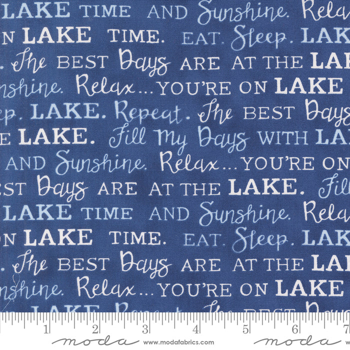 On Lake Time - Lake Words Deep Water