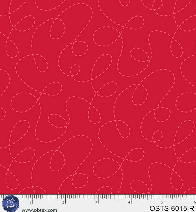 One Stitch Two Stitch - Red