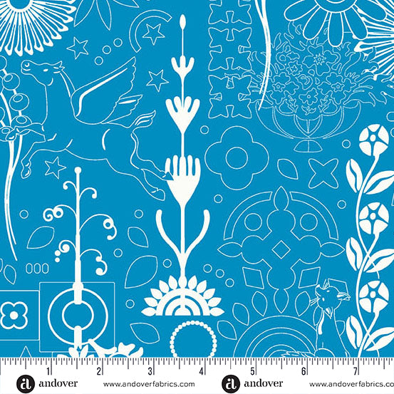 Sun Print 2025 - Cameo Pomegranate Bluejay