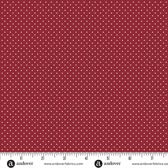 A Woodsy Cottage - Polka Dot Dark Cherry