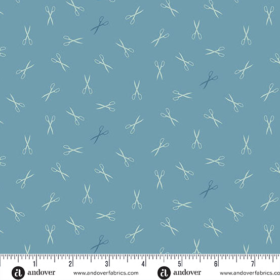 Sewing Bird - Good Scissors Azure