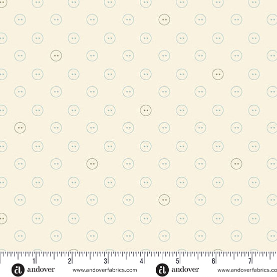 Sewing Bird - Buttons Starched
