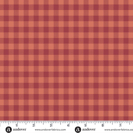 Quiltessential - Gingham Blood Orange