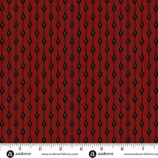 Carolina - Dotty Stripe Red