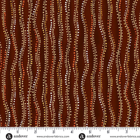 Golden Metallic - Stripe Brown