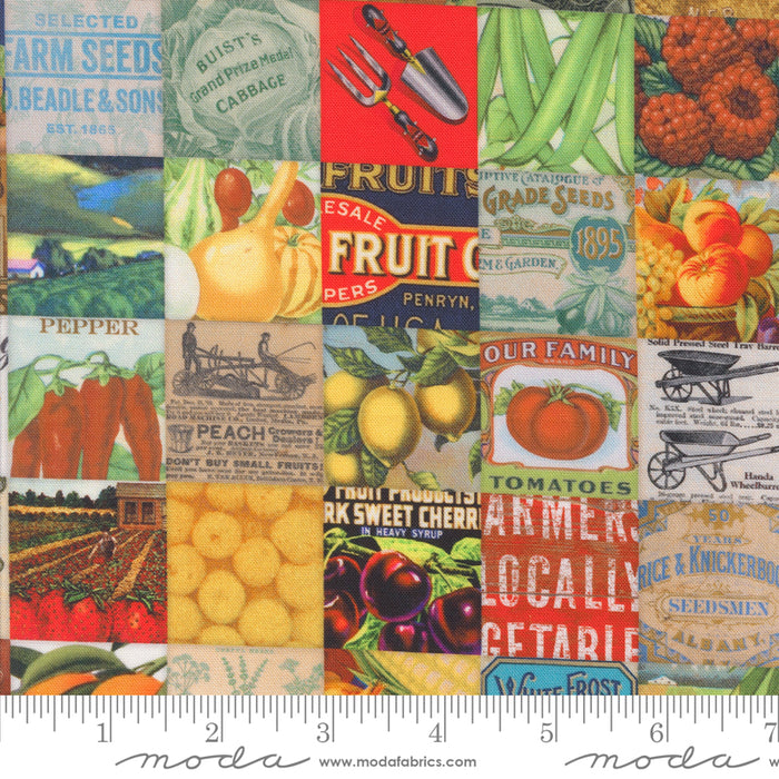 Farm & Garden - Patchwork Multi