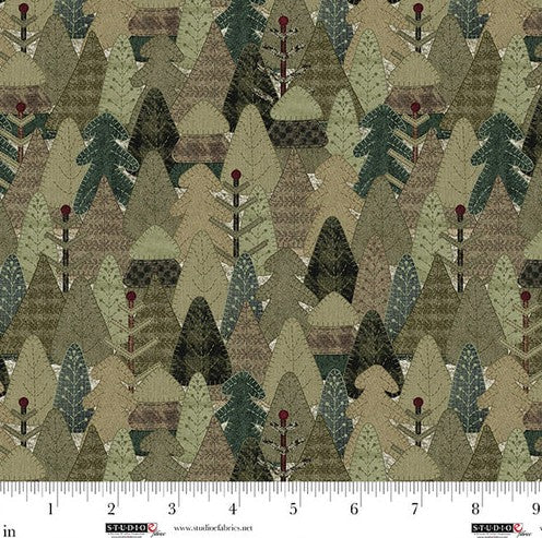 Snowy Days & Frosty Nights - Woolen Forest Moss