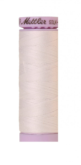 Silk-Finish 50wt Solid Cotton Thread - White