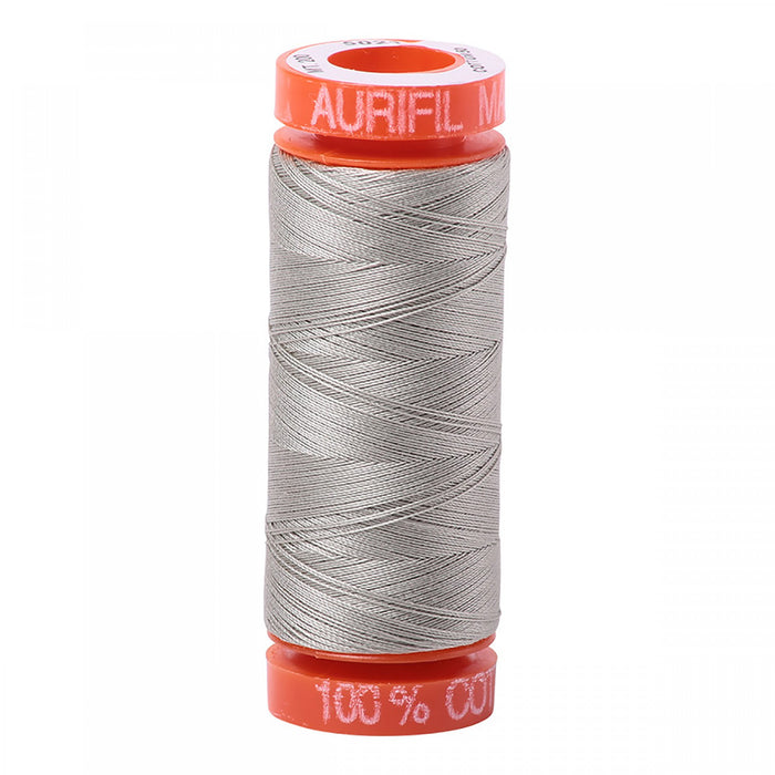 Aurifil 50 wt. Cotton Thread - Light Gray