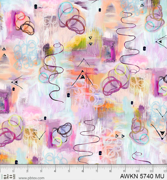 Awakening - Abstract Purple
