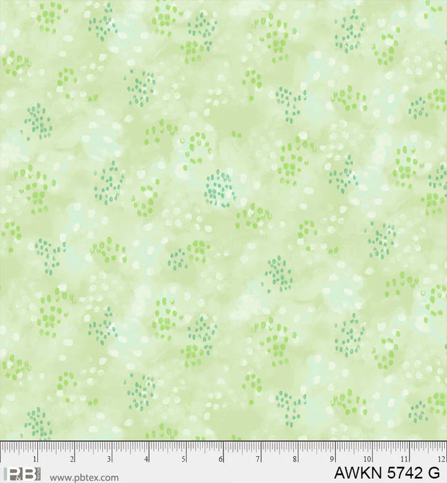 Awakening - Dotty Spotty Light Green