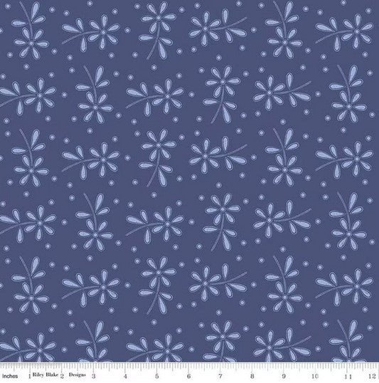 Sewing Seeds III - Eyelet Toss Blue