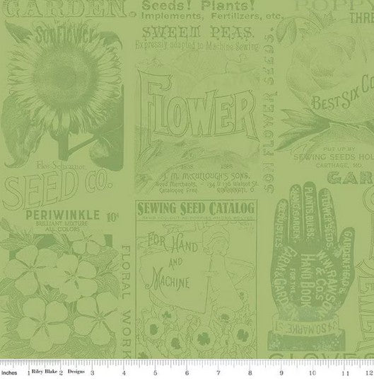 Sewing Seeds III - Garden Blender Green