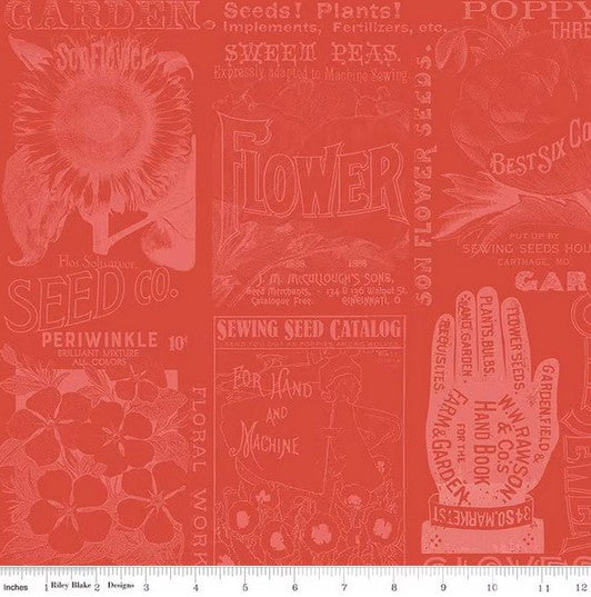 Sewing Seeds III - Garden Blender Red