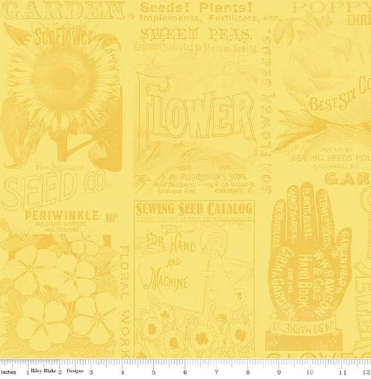 Sewing Seeds III - Garden Blender Yellow