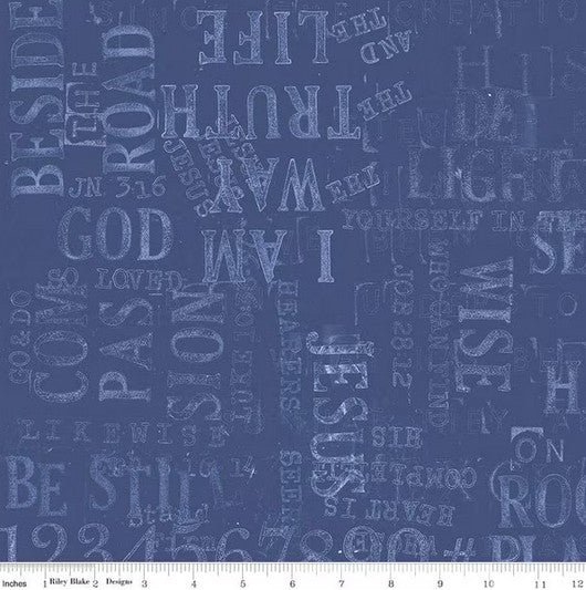 Sewing Seeds III - Parable Stamps Blue