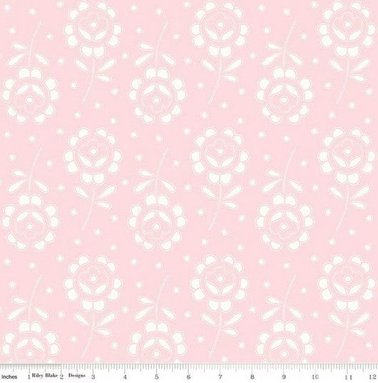 Sewing Seeds III - Rose Cutwork Pink