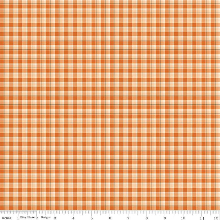 The Awe of Autumn - Plaid Orange