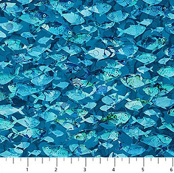 Deep Blue - Fish Dark Blue