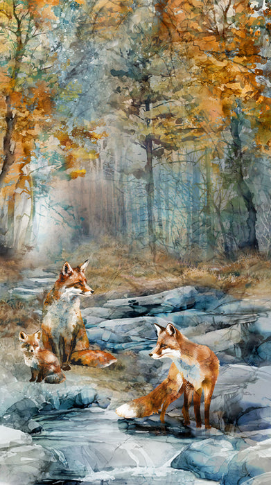 Fox Den - Forest Panel