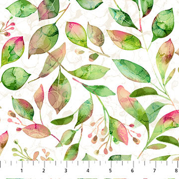 Veranda - Leaf Trail White