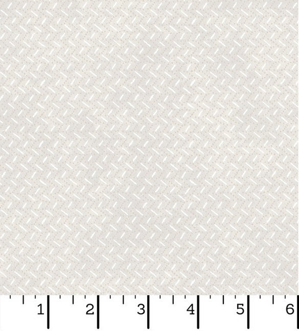 Patchwork Blue - Dashed Texture Gray