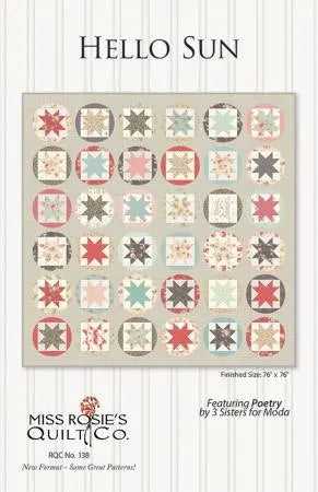 Hello Sun Quilt Pattern