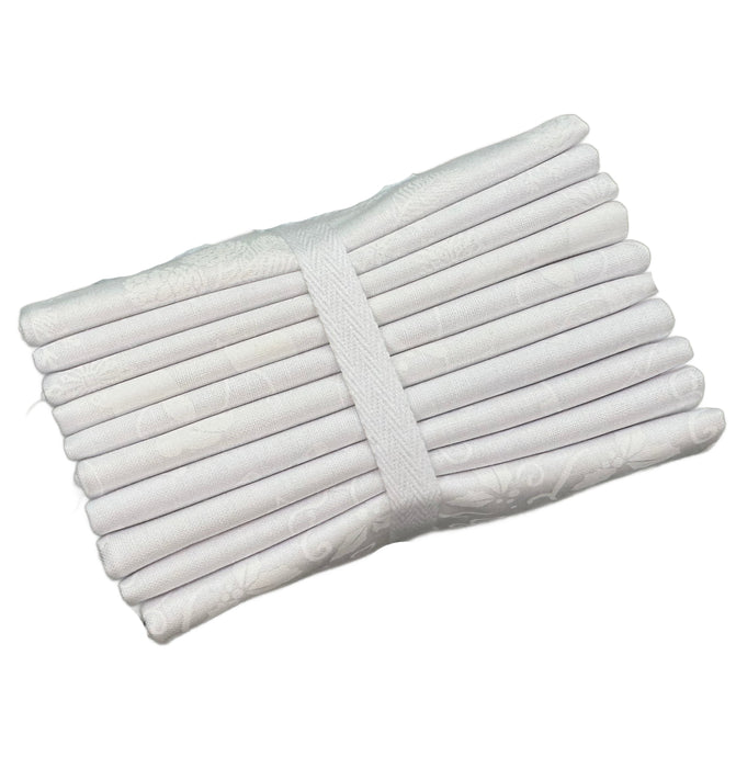 Stocking Stuffers II White on White FQ Bundle