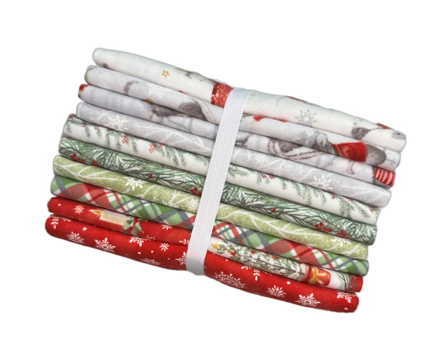 The Christmas Mouse Flannel FQ Bundle
