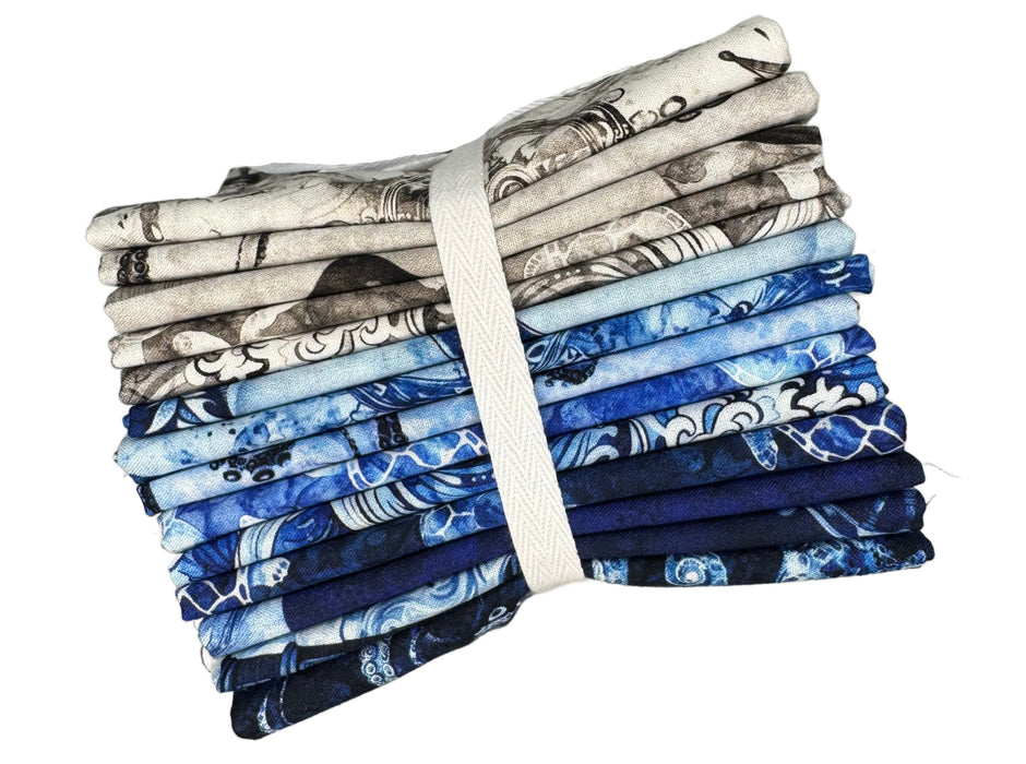 Ocean Blues FQ Bundle