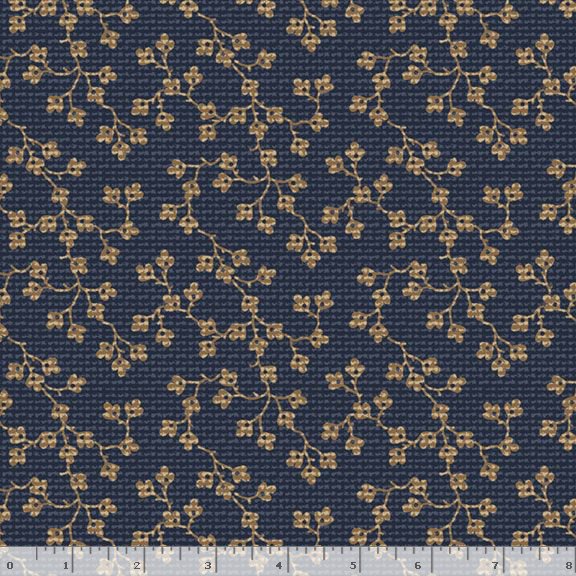 Indigo Neutrals - Blossoms Navy