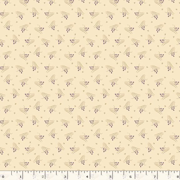 Plumberry III - Plum Grass Cream 13" Remnant