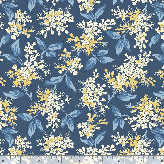Middleboro Road - Floral Branches Navy
