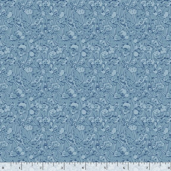 Middleboro Road - Painterly Flower Blue