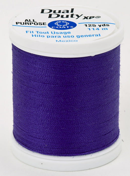 Dual Duty XP Polyester Thread - Bright Dark Purple