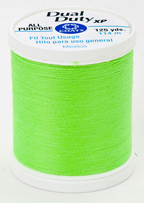 Dual Duty XP Polyester Thread - Neon Green