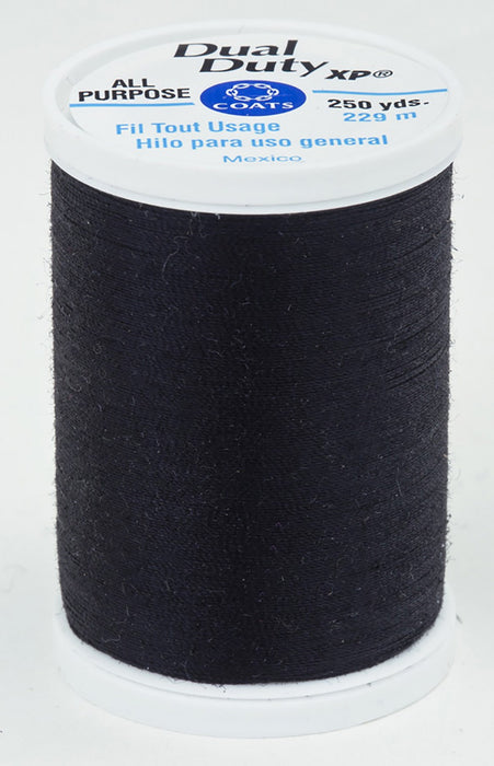 Dual Duty XP Polyester Thread - Celestial Black