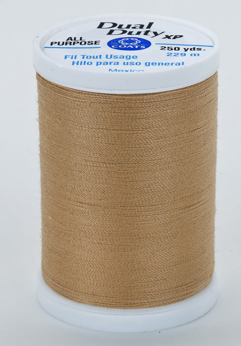 Dual Duty XP Polyester Thread - Tan