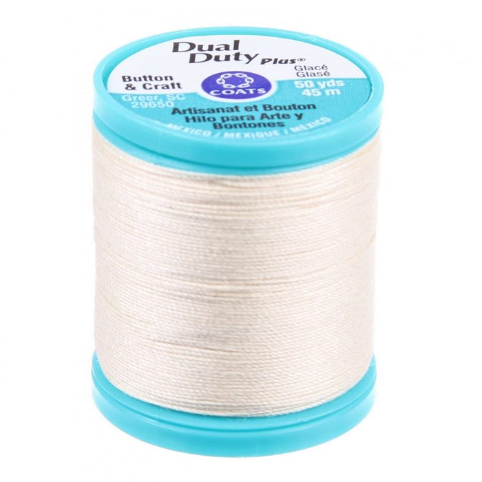 Dual Duty Plus Button and Carpet Thread - Cream