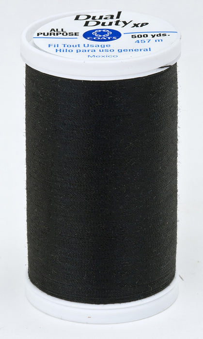 Dual Duty XP Polyester Thread - Black