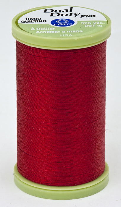 Dual Duty Plus Hand Quilting Thread - Red