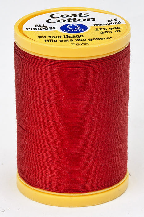 Coats Cotton Sewing Thread - Red