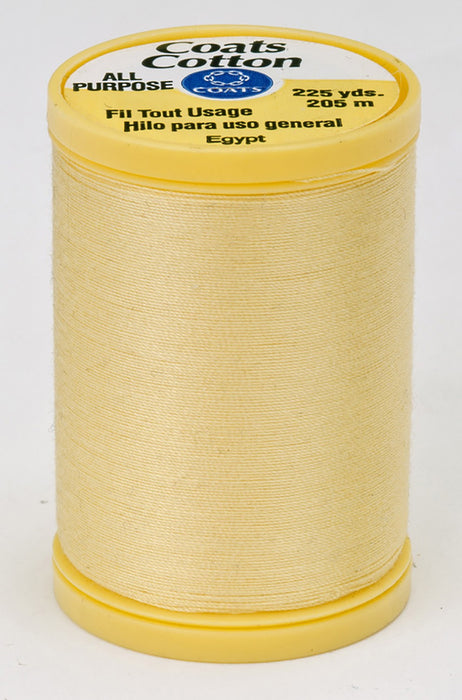 Coats Cotton Sewing Thread - Yellow