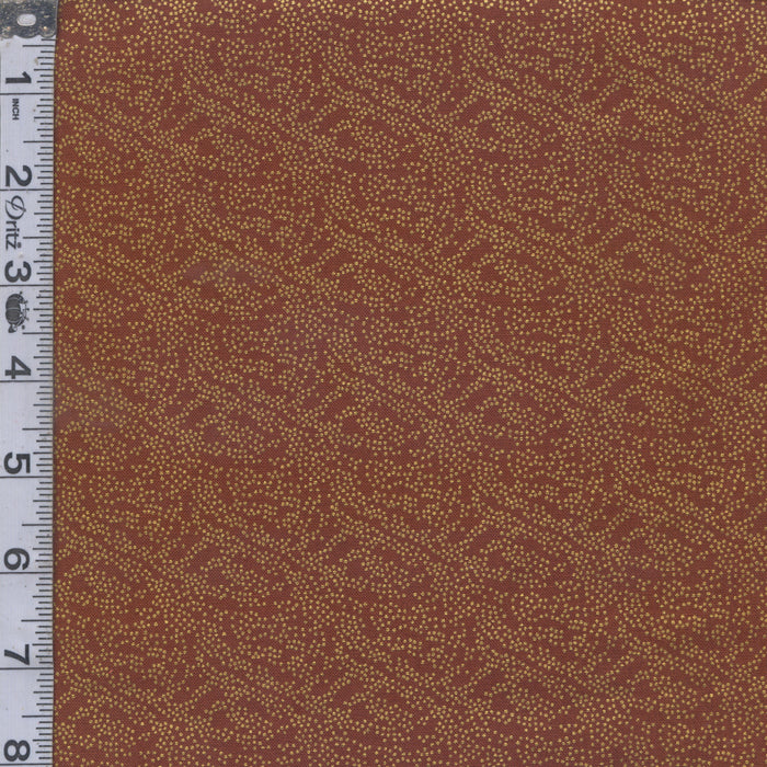 Brilliant Christmas Metallic - Speckles Maroon 7" Remnant