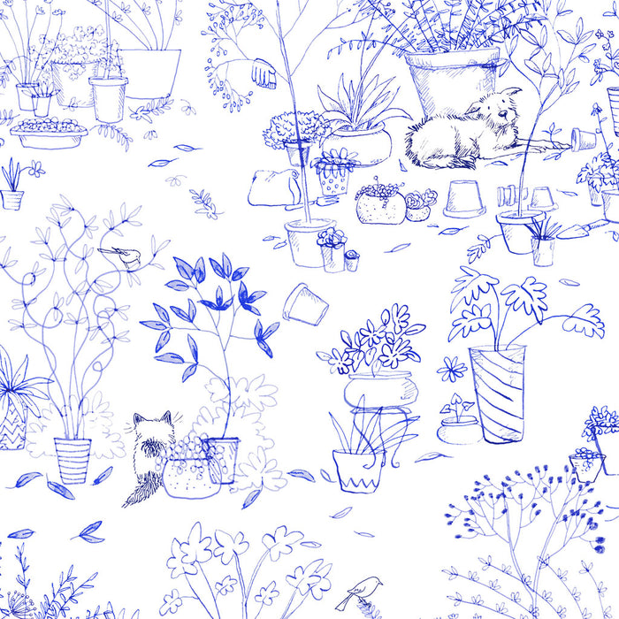 What Friends Are For - Linework Royal Blue