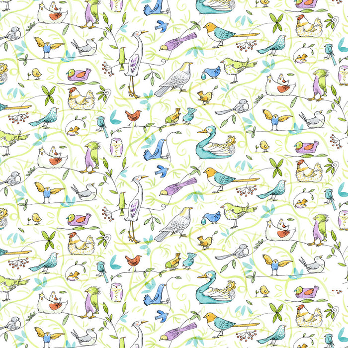 What Friends Are For - Birds White