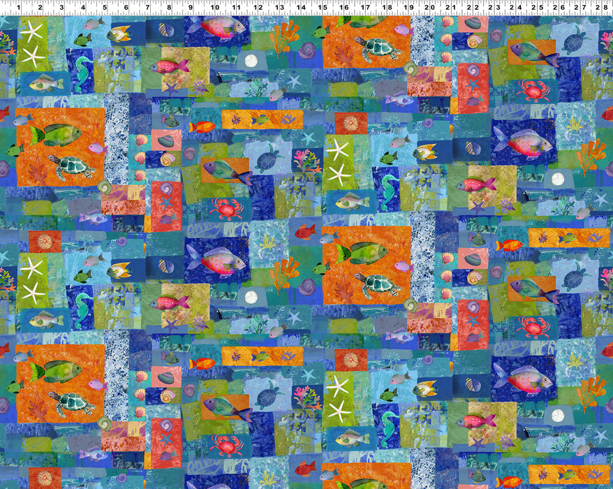 Coral Reef - Patchwork Multi