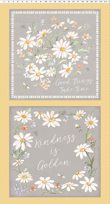 Daisy Field - Pillow Panel